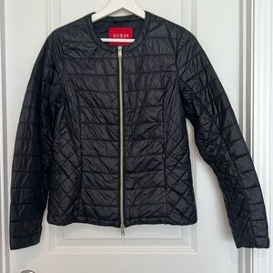 GUESS Quilted Jacket black size M